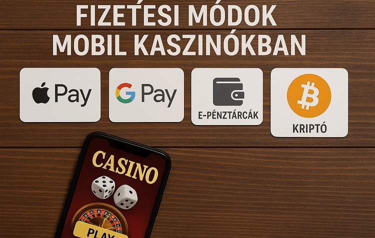 Fizetési módok mobil kaszinókban
